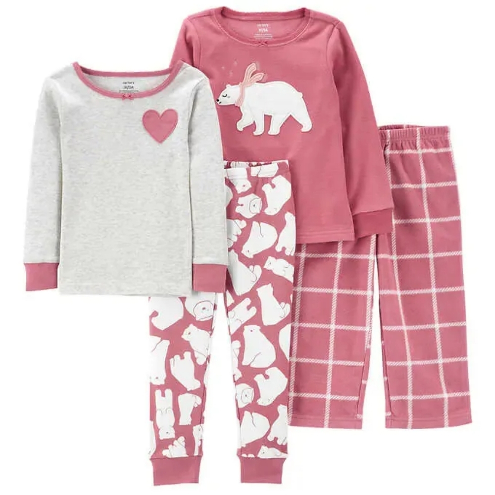 Carter's Kids' 4-piece Pajamas
